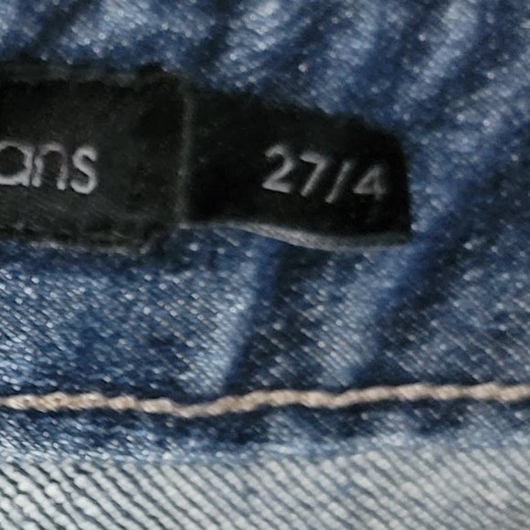 Calvin Klein Distressed Boot Cut Jeans Size 4 / 27 - Picture 5 of 11